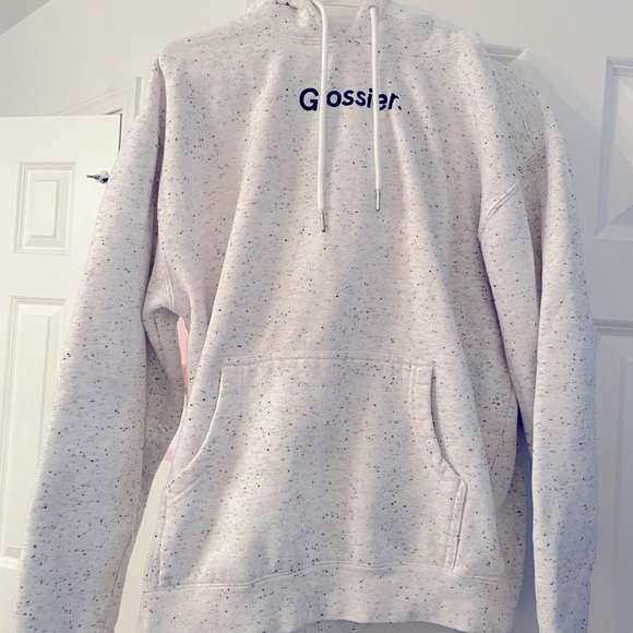 Glossier Sweaters - Glossier Limited Lightly Used Hoodie- Grey🩶🤍🙈💄